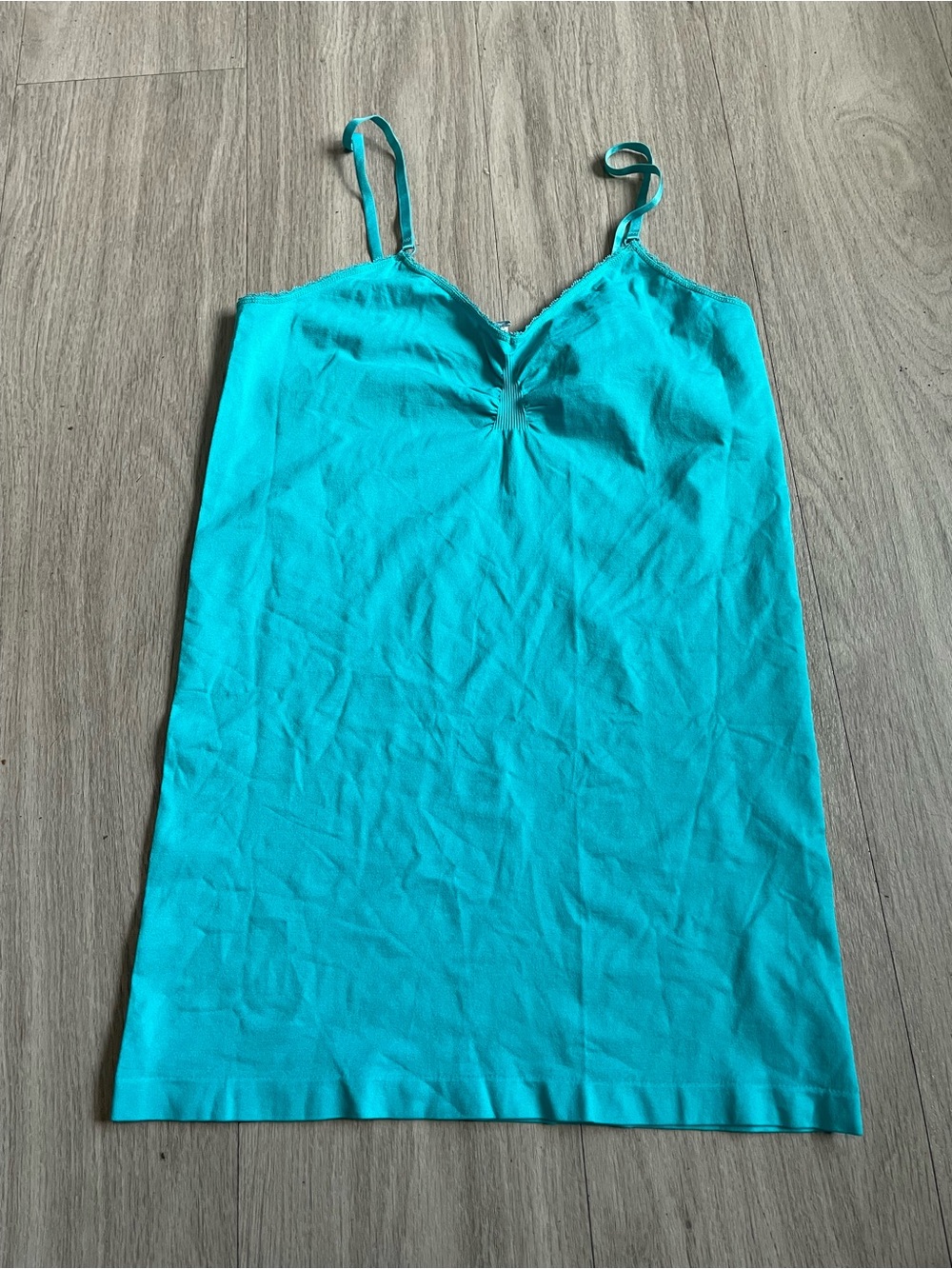 Turquoise V-Neck Cami Tank